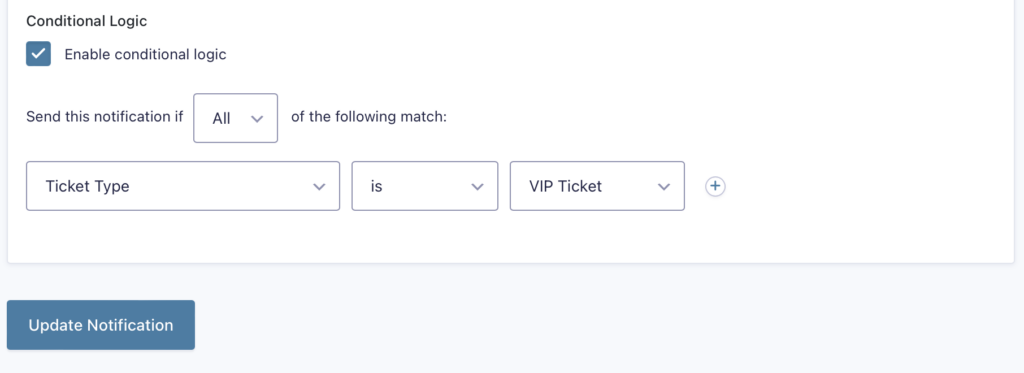 WordPress Form Notification Emails - Conditional Logic