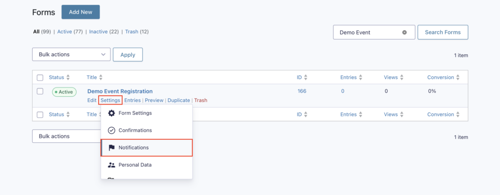 WordPress Form Notification Emails - Conditional Logic