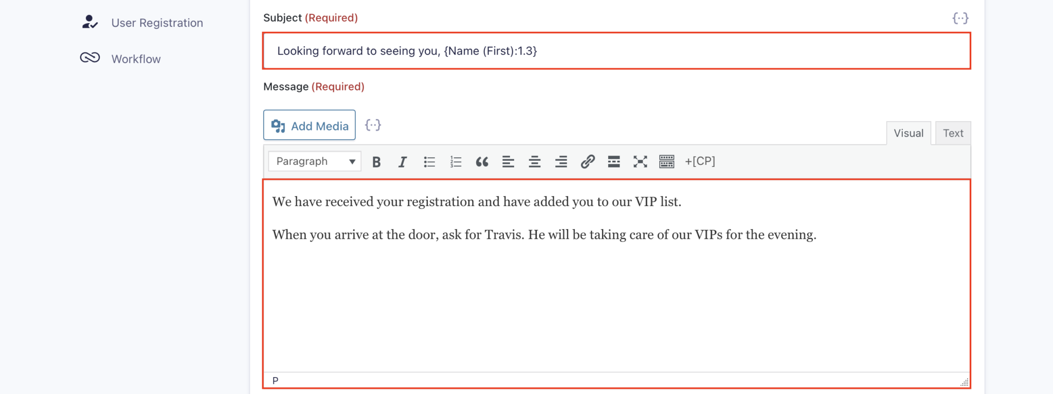 WordPress Form Notification Emails - Conditional Logic