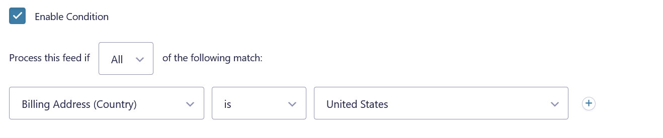 venmo form conditional logic