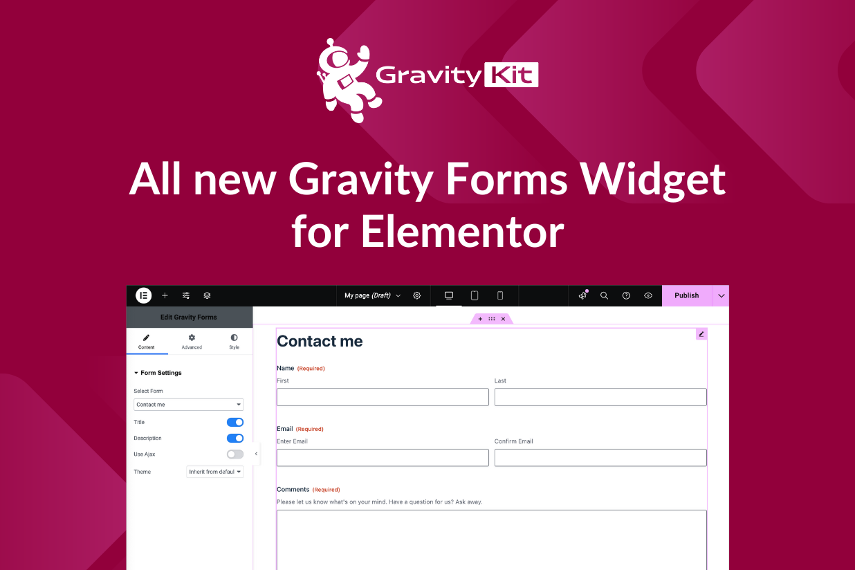 GravityKit Elementor