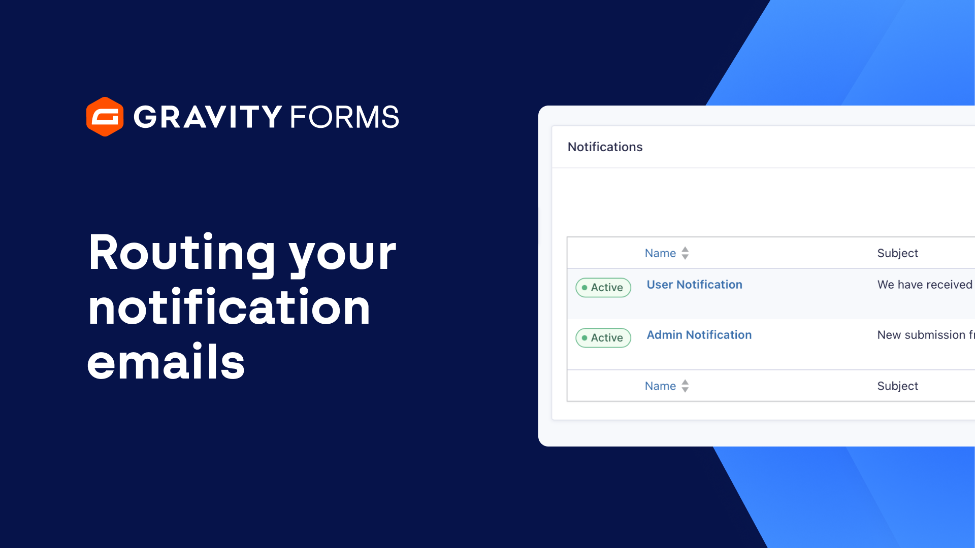 Routing Your Notification Emails