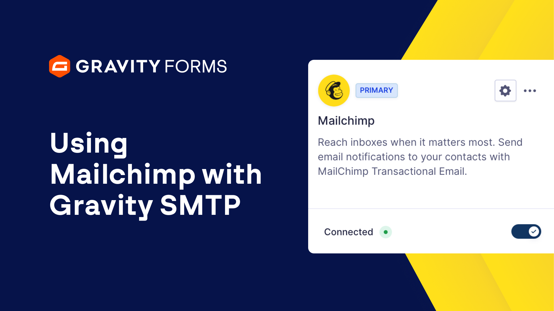 Using Mailchimp with Gravity SMTP