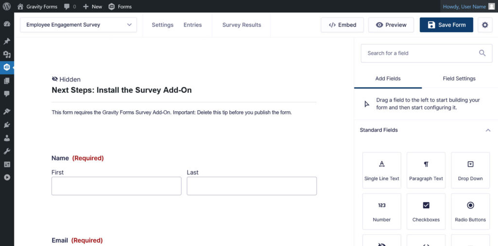 Starter Guide: How to Create an Employee Engagement Survey - Gravity Forms