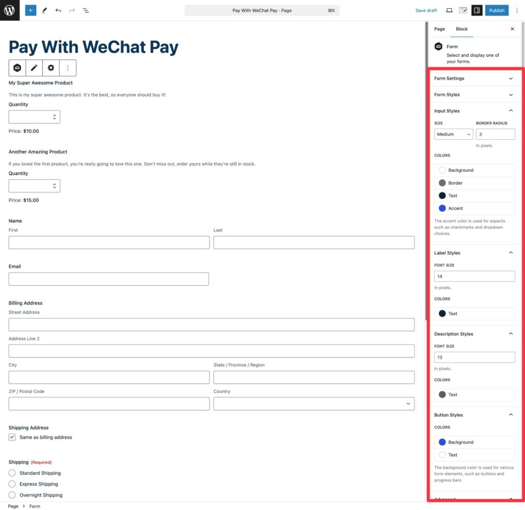 Set Up WeChat Pay on WordPress with Stripe and Gravity Forms