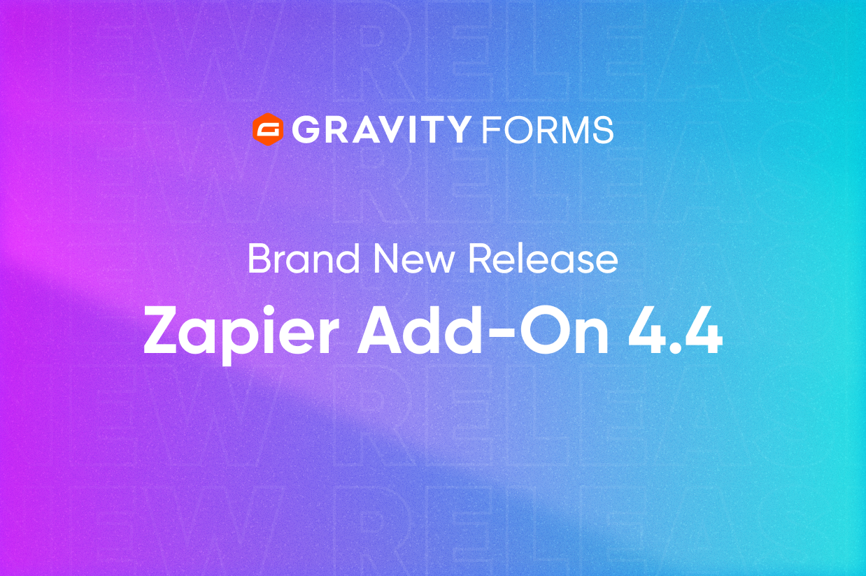 Brand New Release Zapier Add-On 4.4