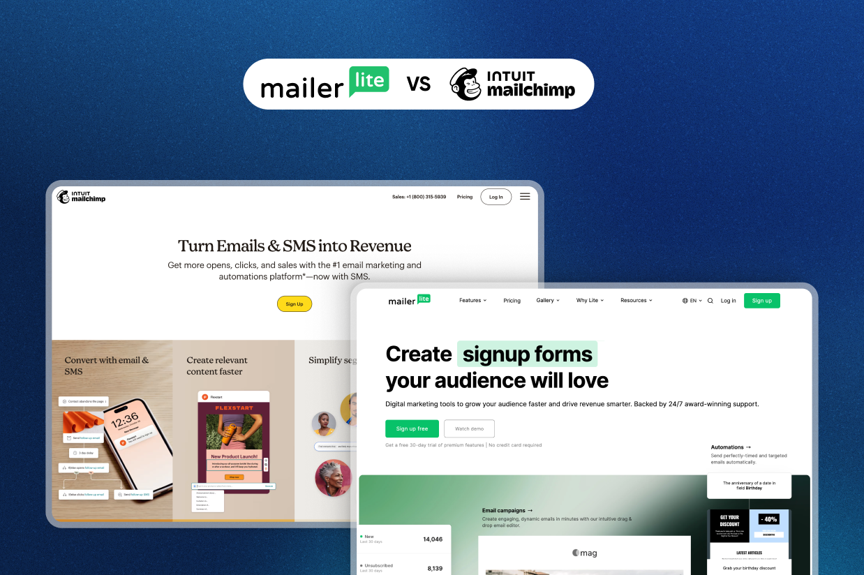 Blog-Mailerlite vs Mailchimp