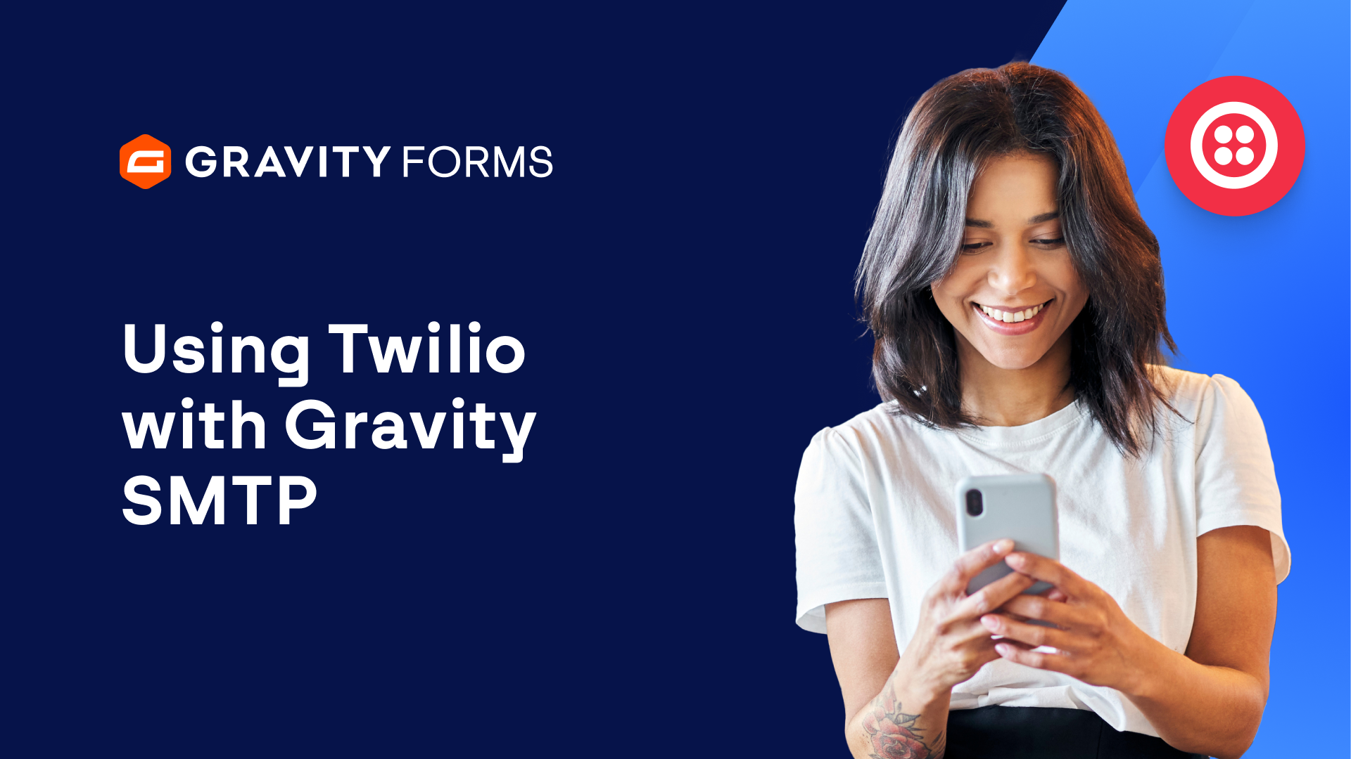 Receiving SMS Texts via Twilio and Gravity SMTP