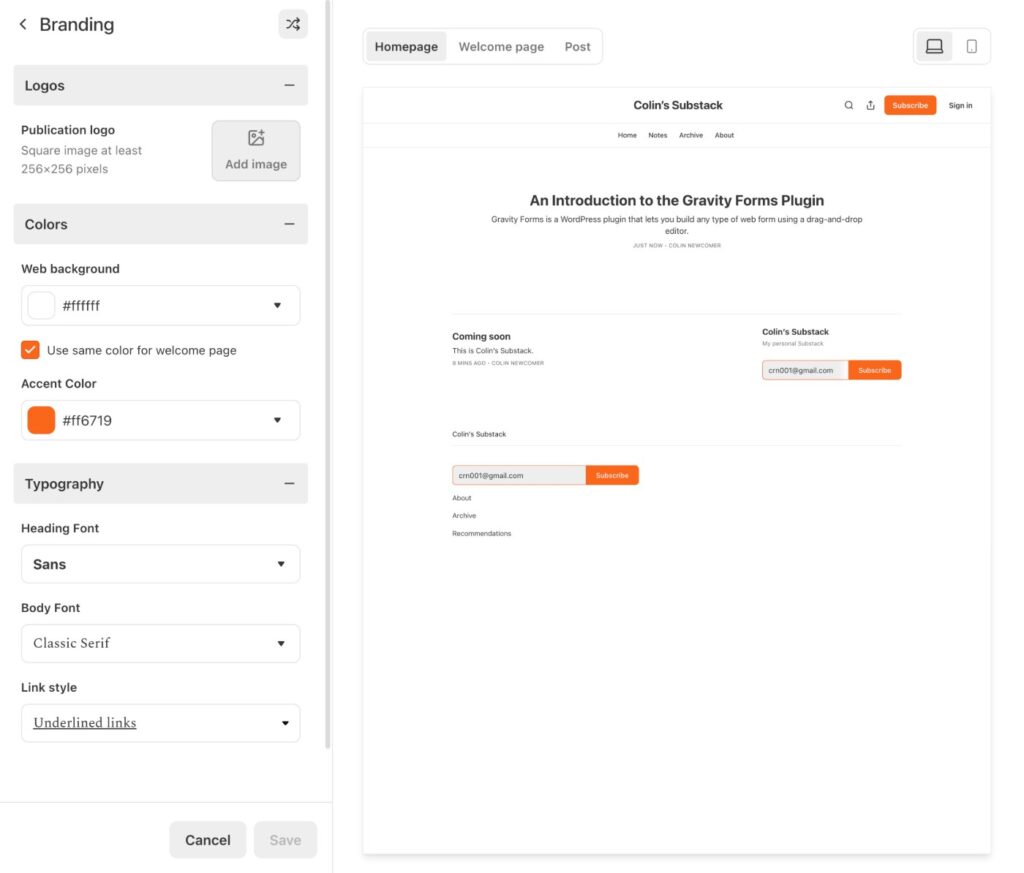 Substack vs WordPress: An honest comparison in 2025 - Gravity Forms