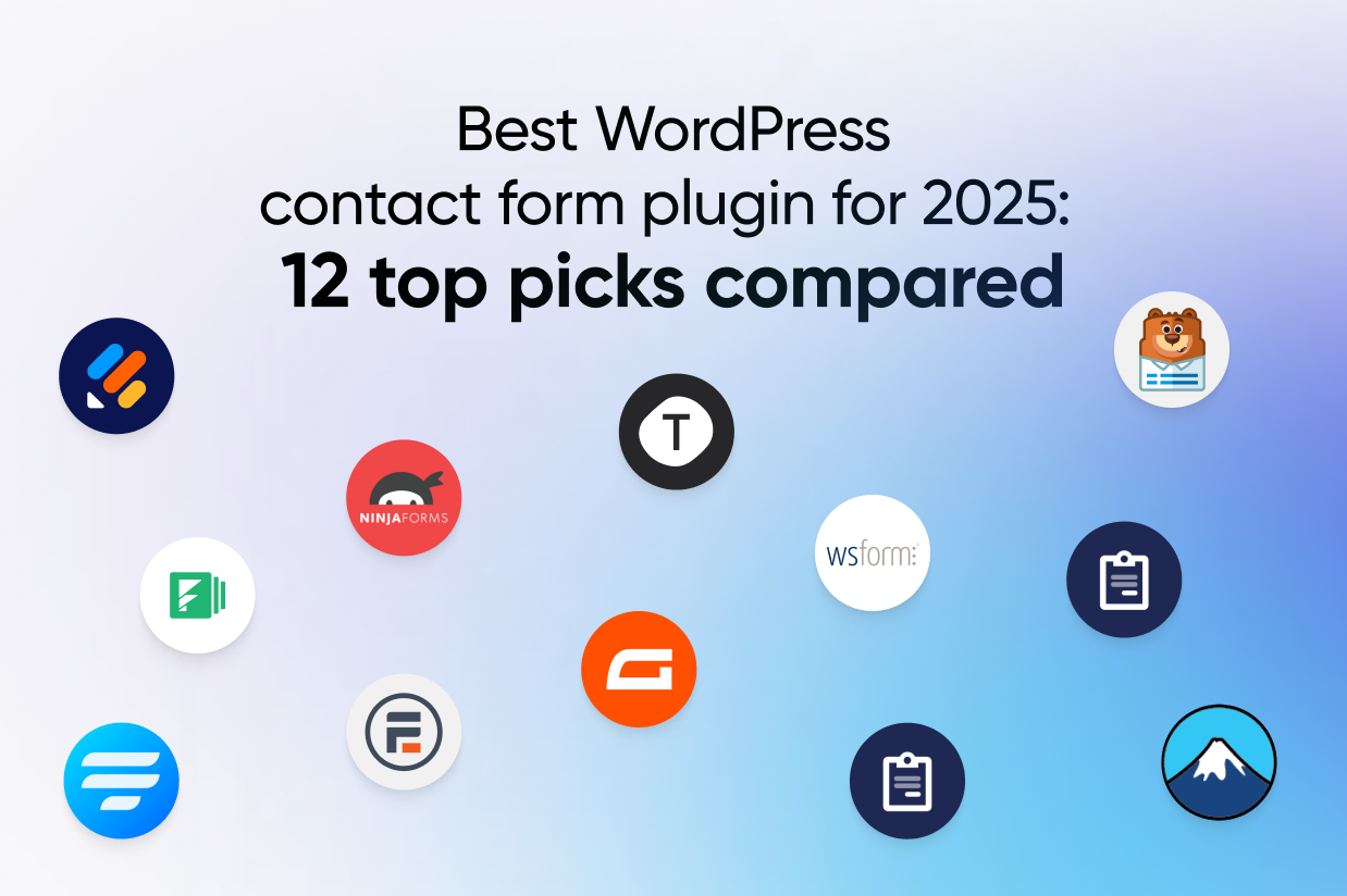 Best WordPress contact form plugin for 2025_ 12 top picks compared
