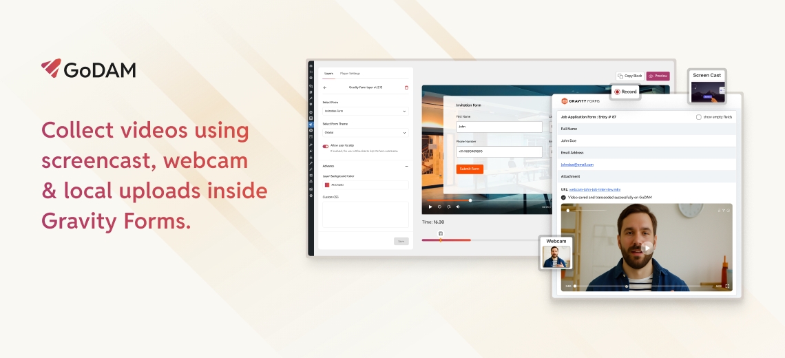 GoDAM for Gravity Forms
