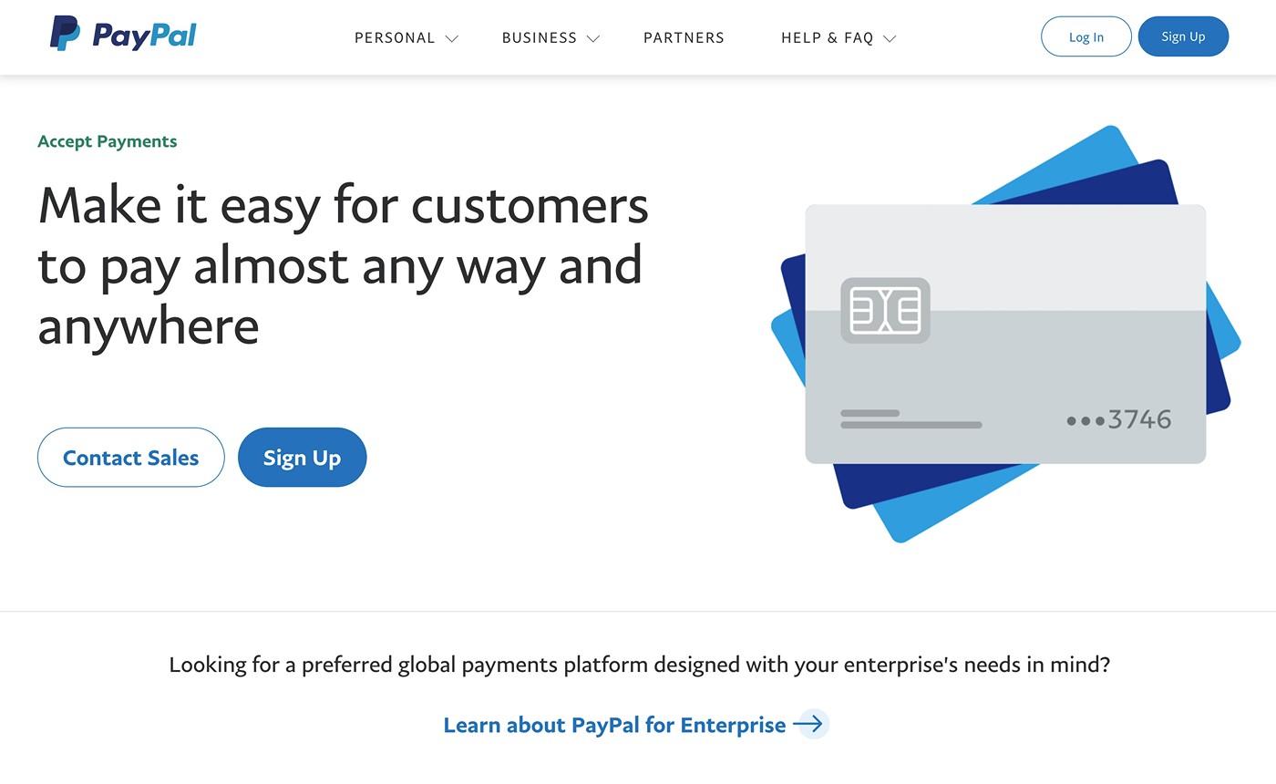 PayPal online payments