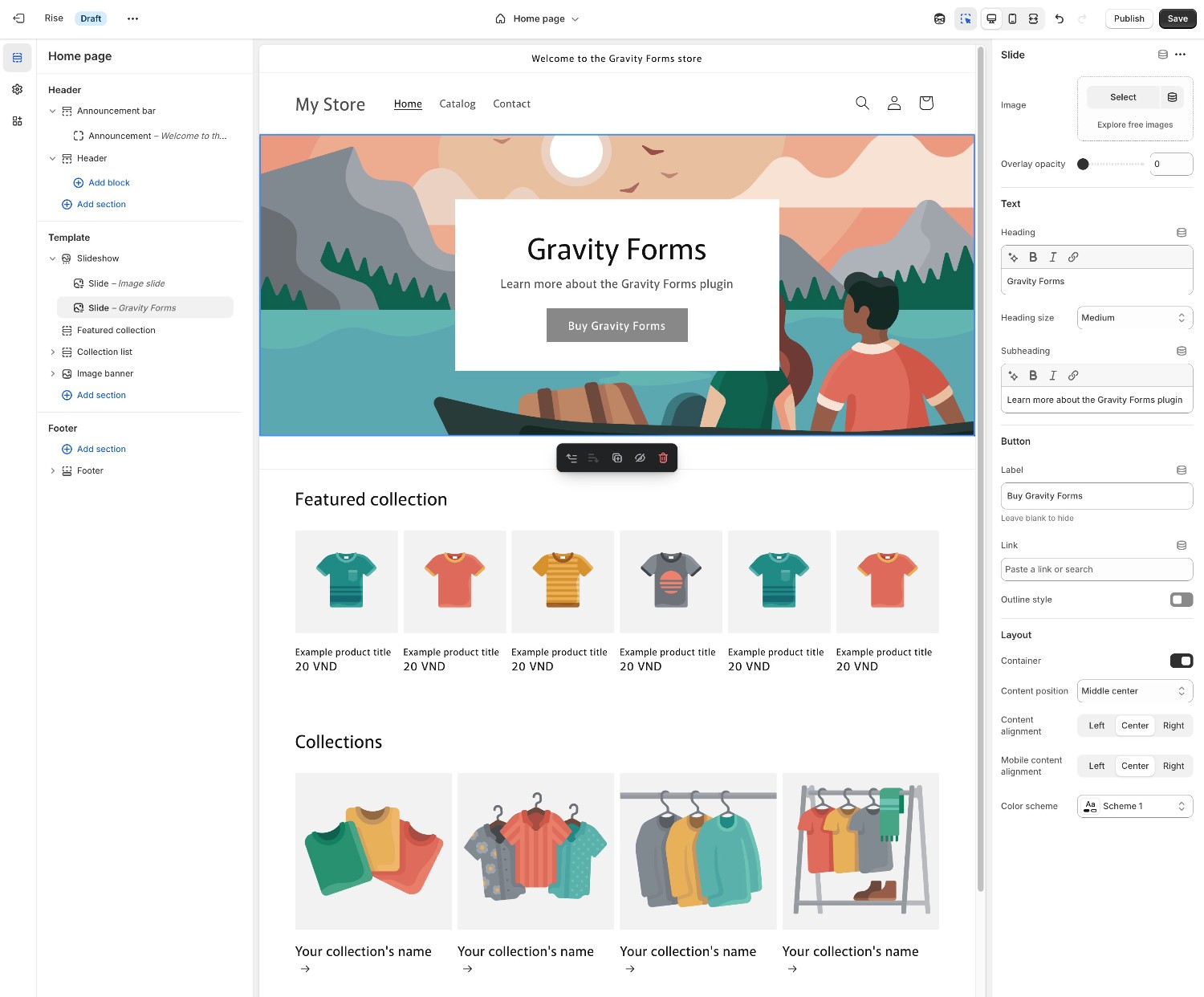 Shopify theme editors