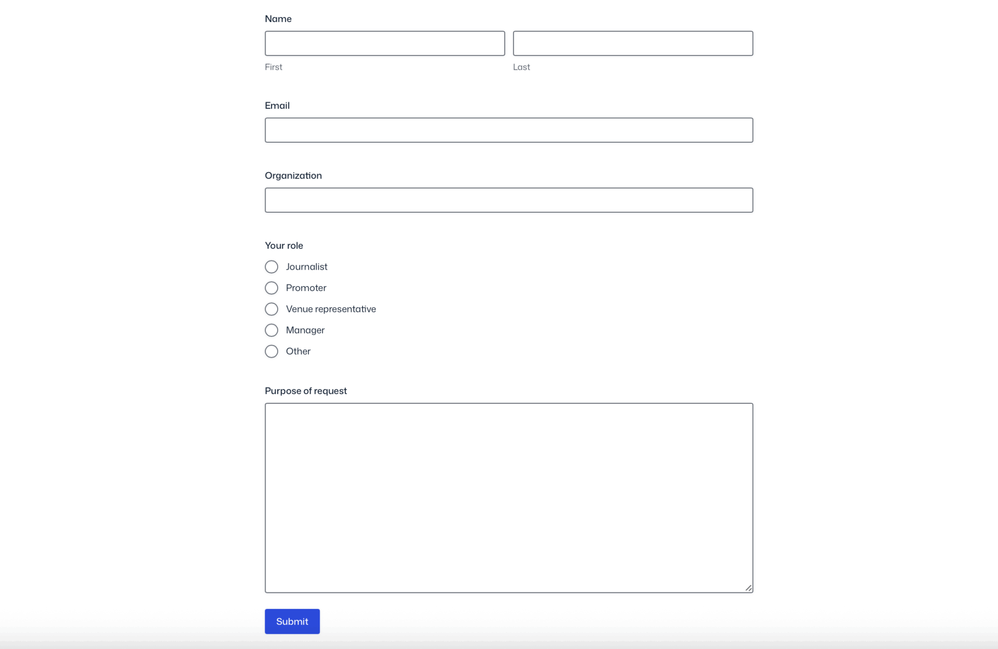 How to create an electronic press kit (EPK) request form on WordPress ...
