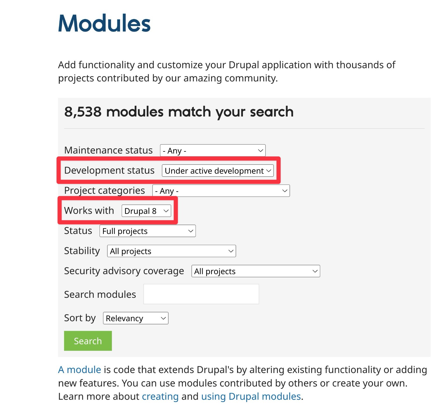 Drupal vs WordPress modules