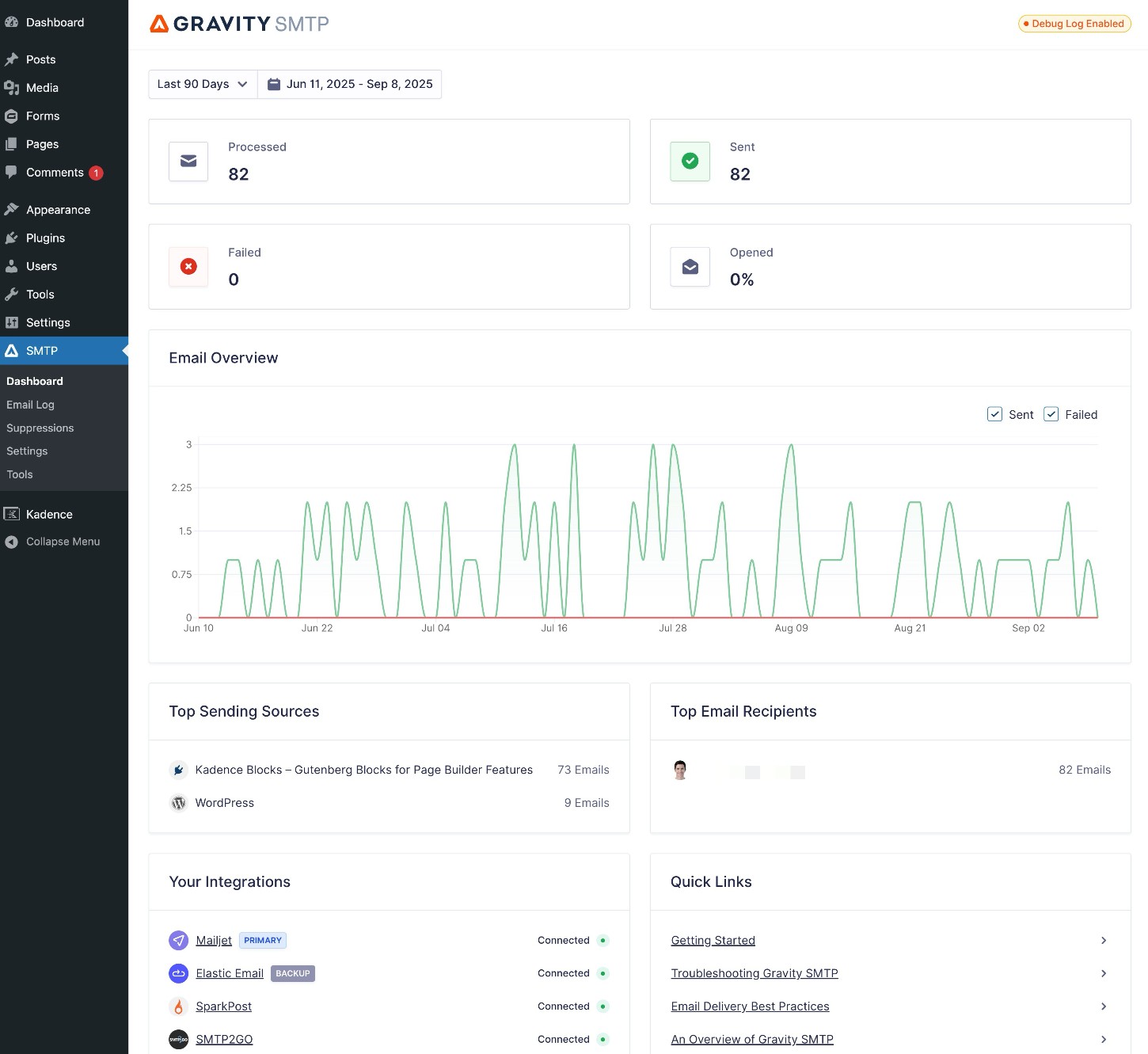 Gravity SMTP WordPress plugin