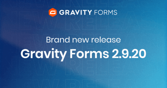 Brand new release Gravity Forms 2.9.20