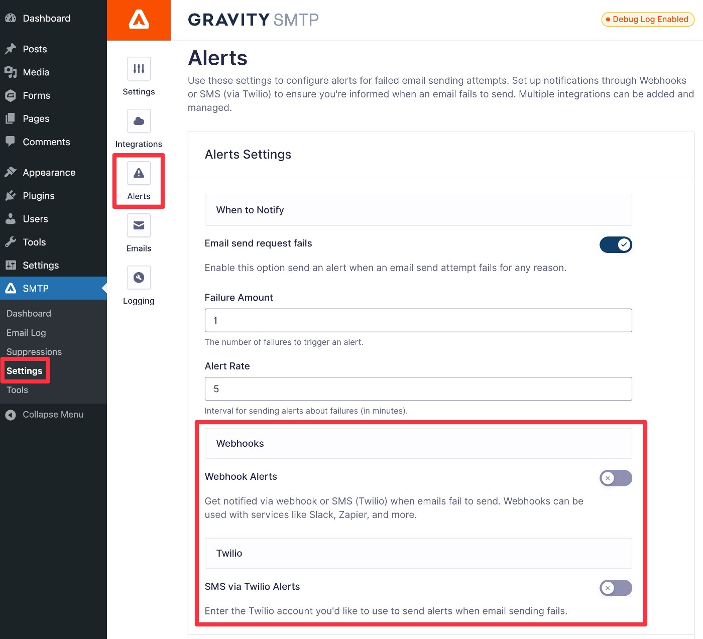Set up email alerts