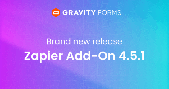 Brand new release Zapier Add-On 4.5.1
