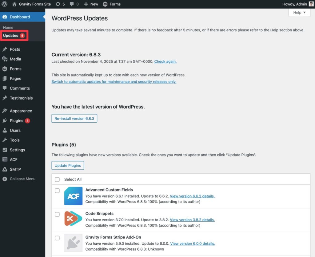 WordPress updates to improve security