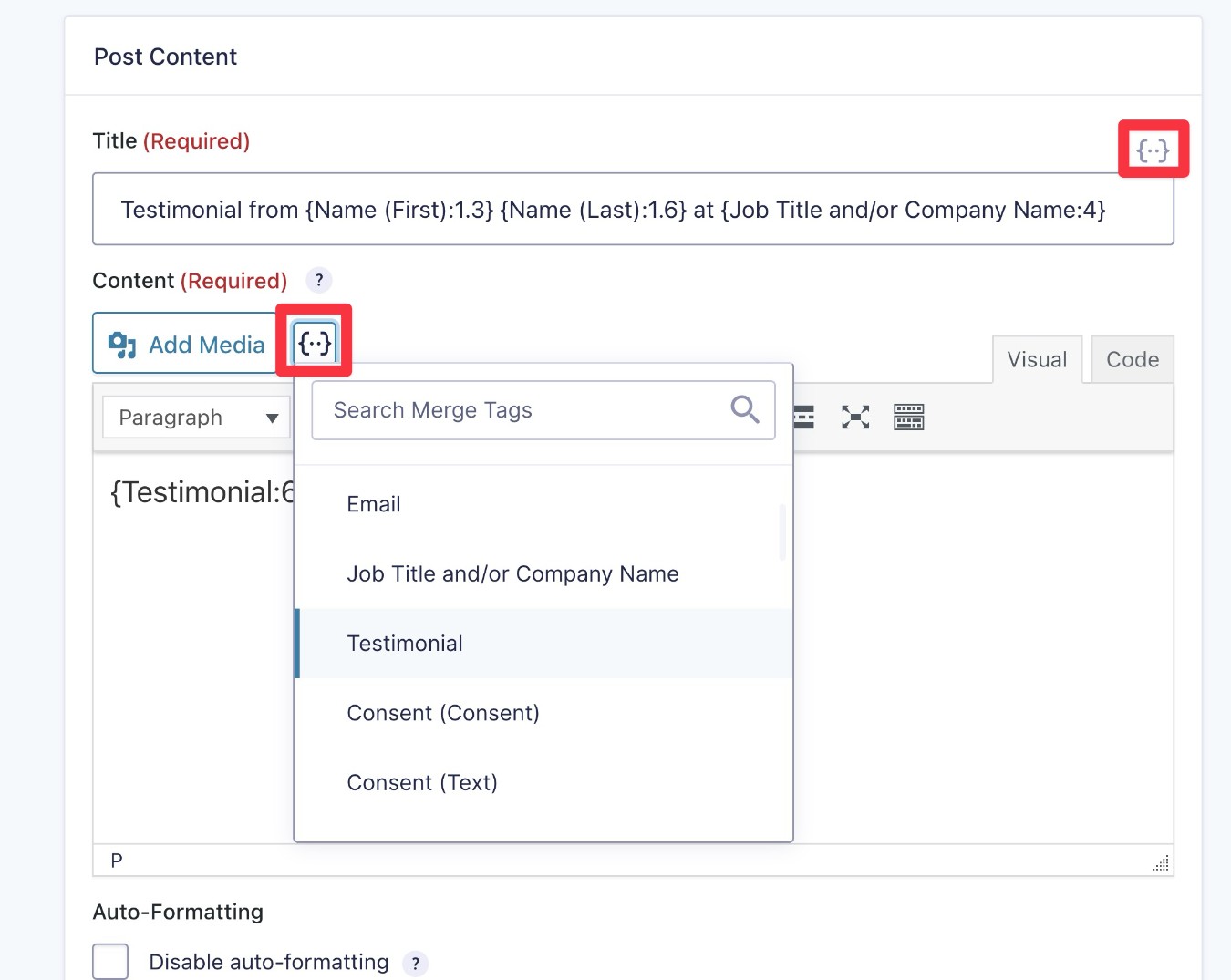 How to dynamically insert information
