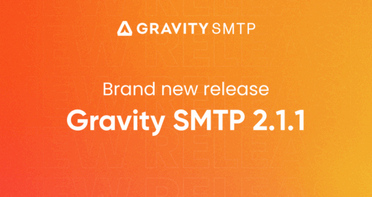 Brand New Release Gravity SMTP 2.1.1