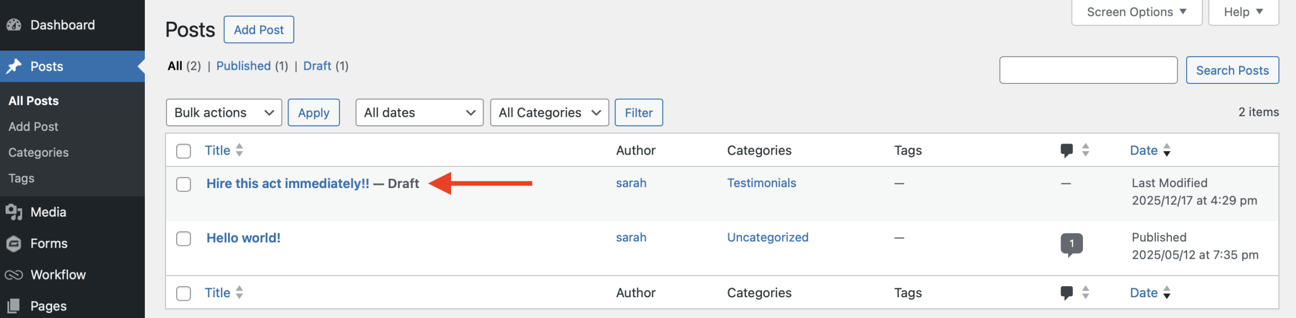 Flow-Website post draft