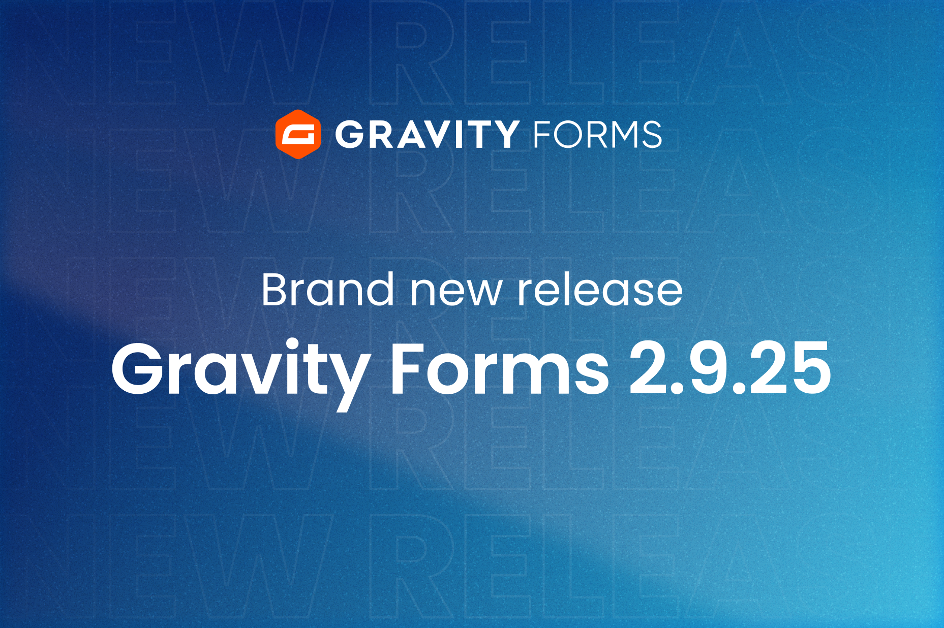 Brand new release Gravity Forms 2.9.25