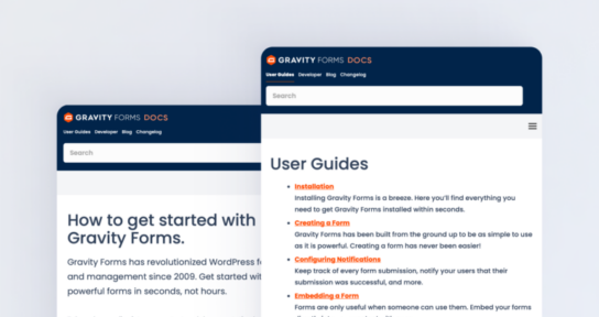 Gravity Forms Docs