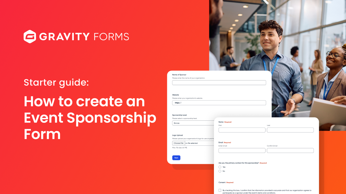 Starter guide: How to create a WordPress event sponsorship form
