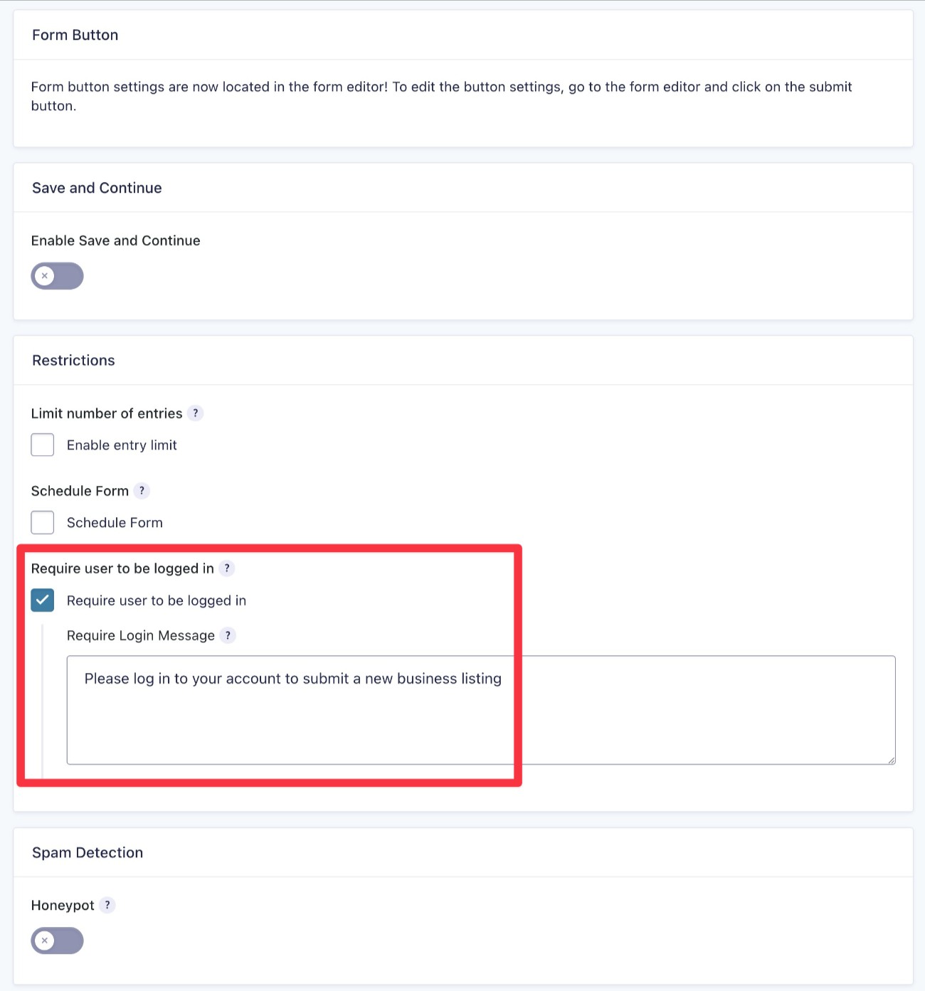 Restrict post to logged-in users