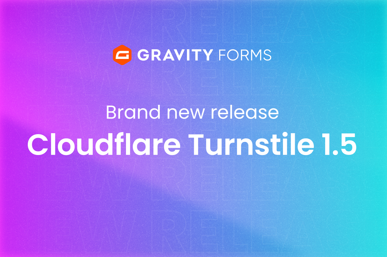 Brand new release Cloudflare Turnstile 1.5