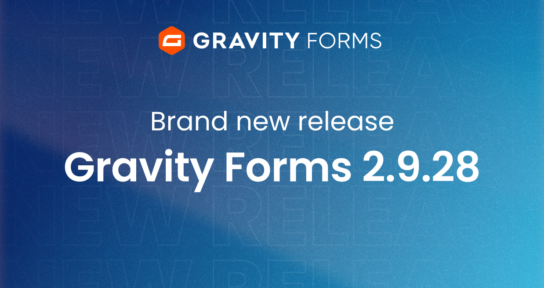 Brand new release Gravity Forms 2.9.28
