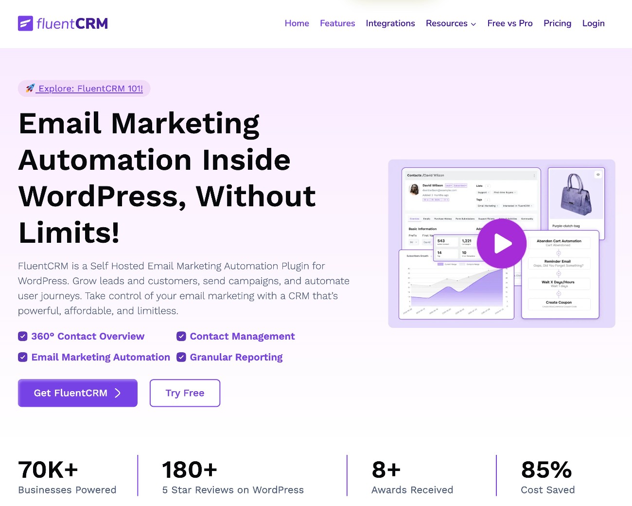 FluentCRM review