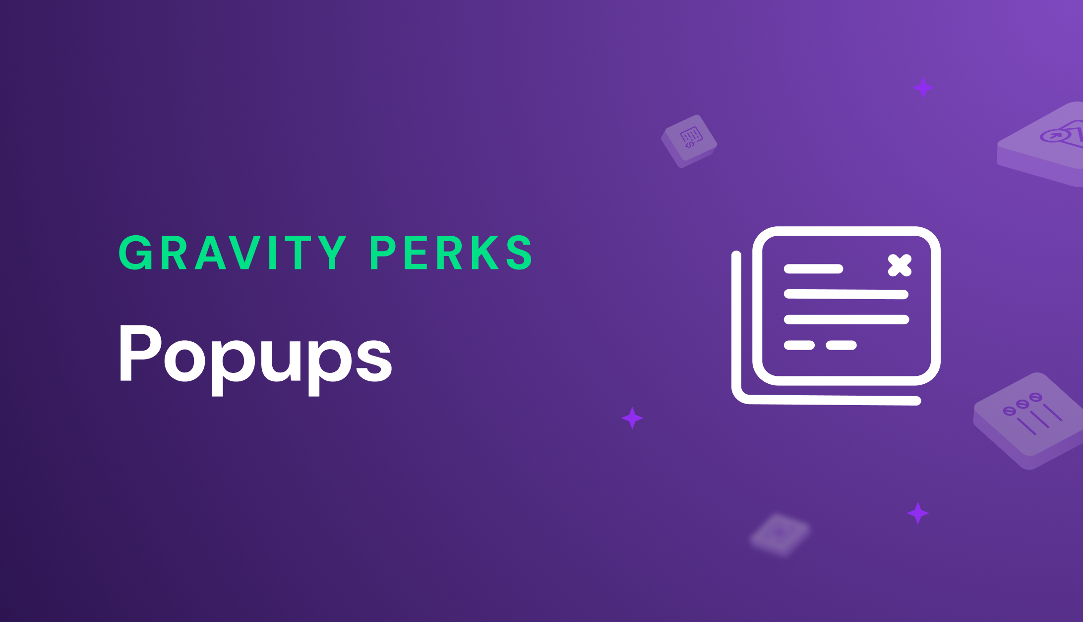 Gravity Forms Popups