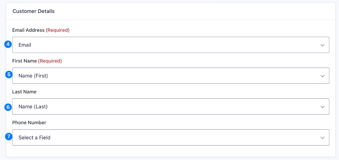 Map form fields to Help Scout