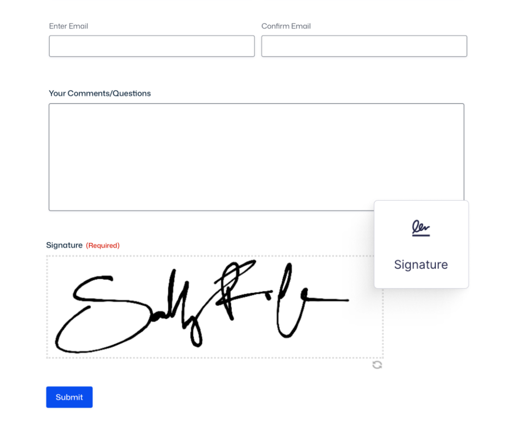 Signature - Gravity Forms