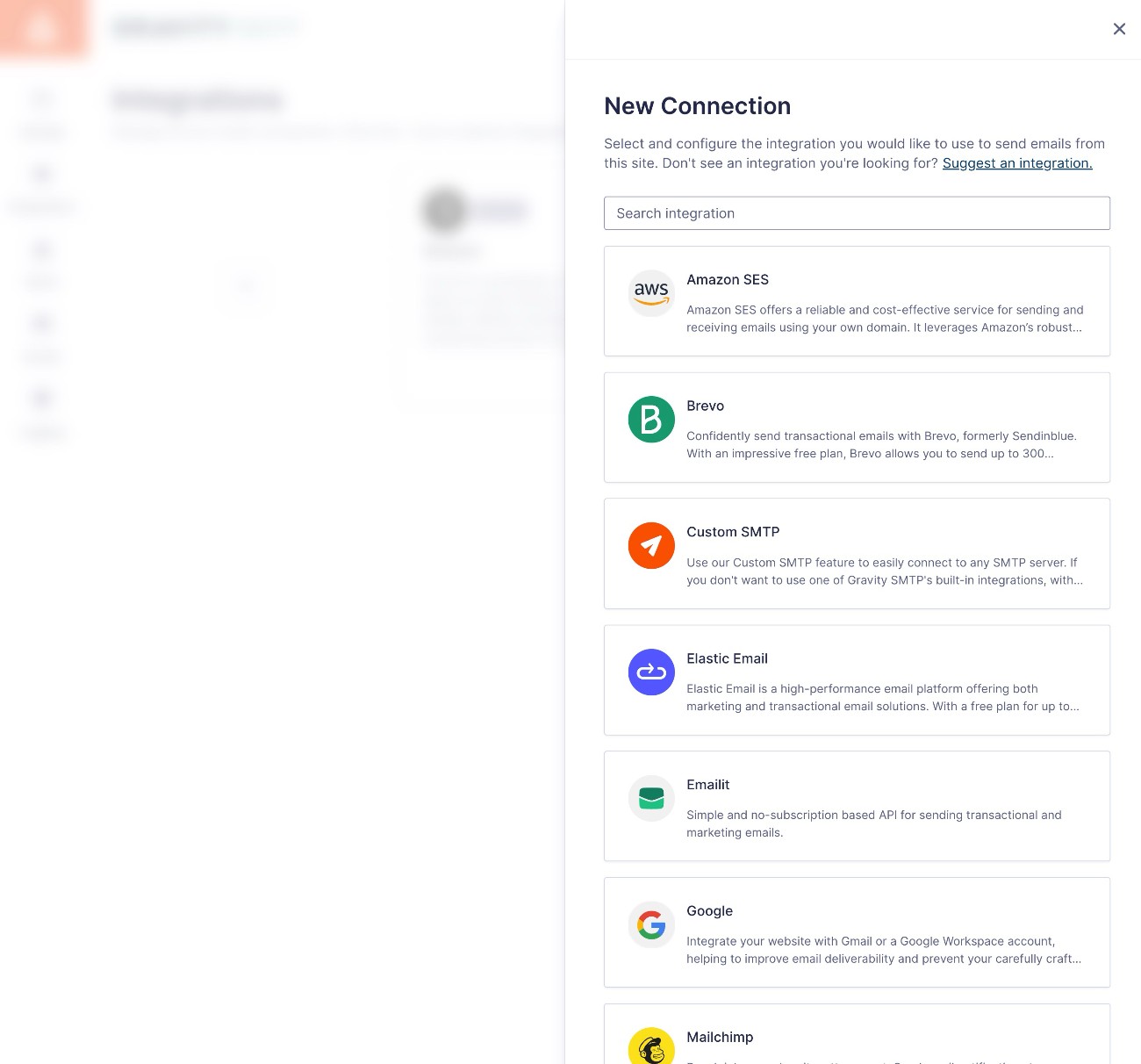 Gravity SMTP integrations