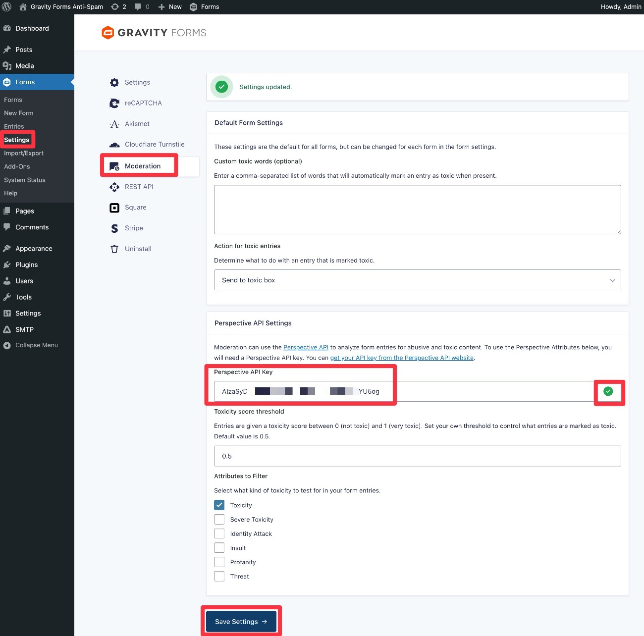 Connect Gravity Forms to Perspective