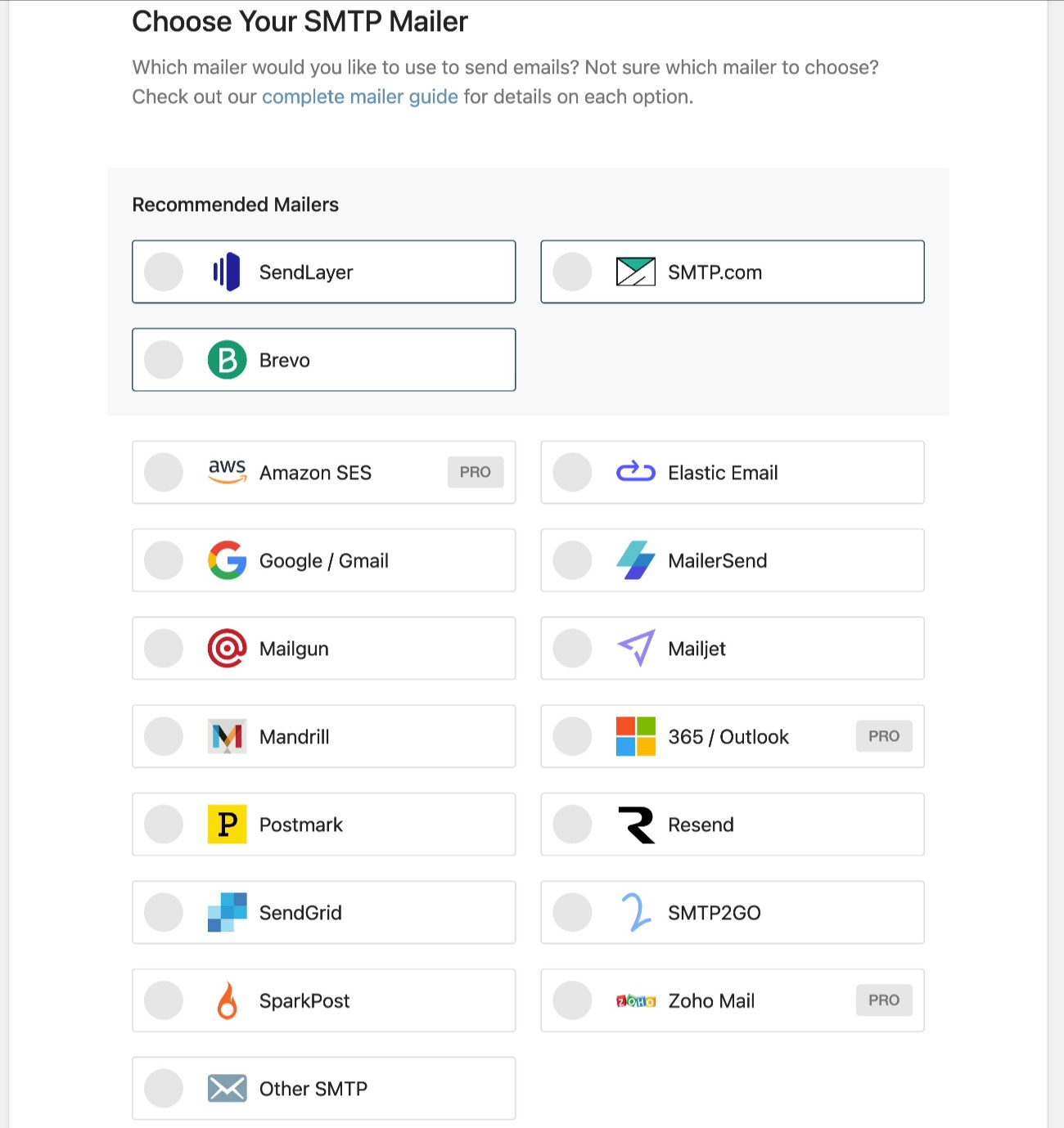 WP Mail SMTP integrations