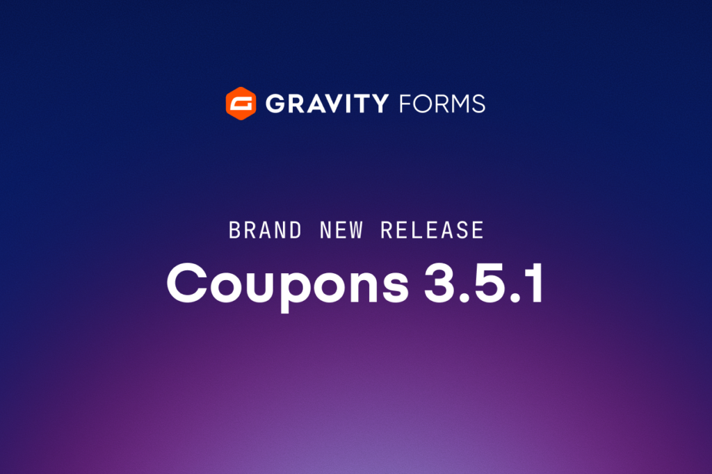 Brand new release: Coupons 3.5.1