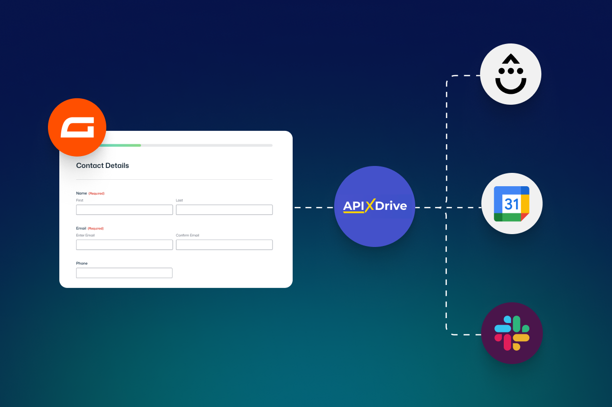 How to automate event signups using ApiX-Drive: Connect Gravity Forms to your calendar, email tool, and Slack