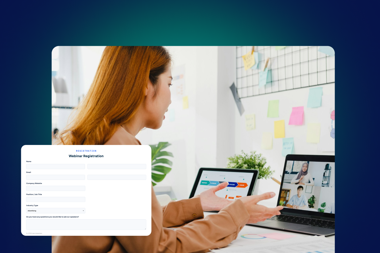 Webinar registration forms: from signup to follow-up