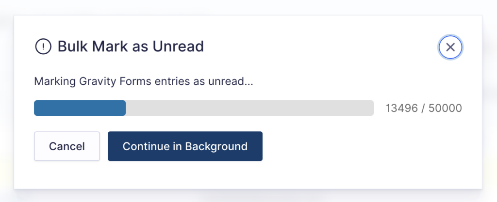 Gravity Forms 2.10.2 bulk entry processing