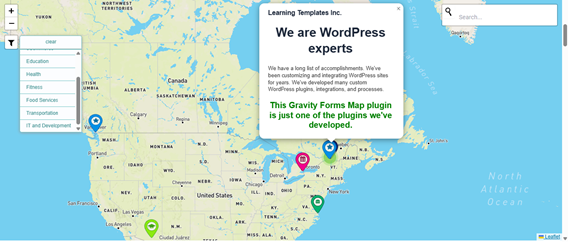 Leaflet Maps for Gravity Forms
