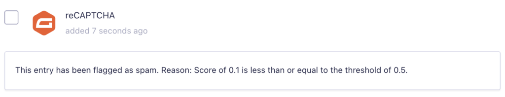 reCAPTCHA 2.2.2 entry note