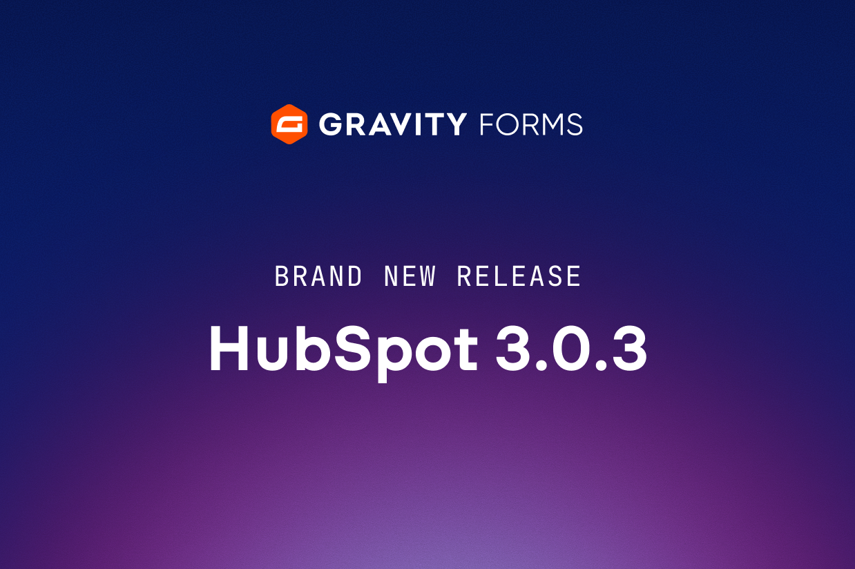 Brand new release: HubSpot 3.0.3