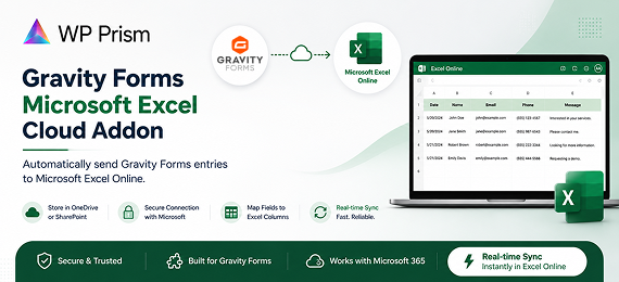 Microsoft Excel Cloud Addon for Gravity Forms