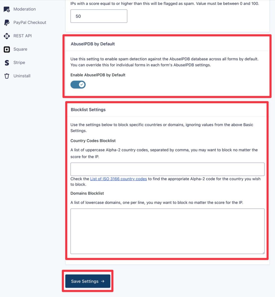 Configure other settings