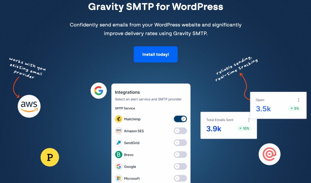Gravity SMTP